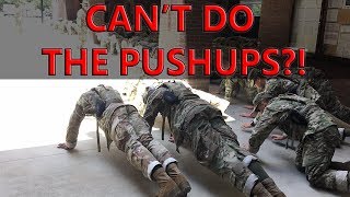 If You Cant Do The Exercise At Basic Training What Happens [upl. by Aidnyc]