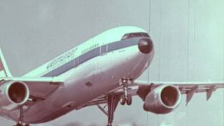 Germanair Airbus A300  Super 8 footage [upl. by Erl586]