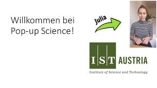 Was ist eine Forschungsfrage IST Austria Popup Science [upl. by Nhaj300]