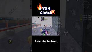 bgmi bgmishorts bgmi1vs4clutchhighlights pubgmobile howtoclutch1v4 viral [upl. by Florio]