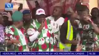 Davido perform quotFEMquot at Osun 2022 PDP Governorship Rally [upl. by Gnas550]