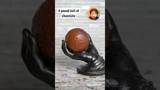 4 pound ball of chocolate vs gods hand satisfying shorts [upl. by Irrek253]