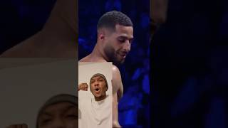 EDWARDS VS YAFAI TKO REACTION boxing tko daznboxing reaction funny action shortsviral [upl. by Ahsemit]