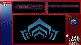 warframe guide is there or not a best in warframe [upl. by Assilac178]