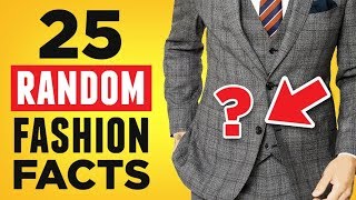 25 Random Fashion Facts How Many Do YOU Know [upl. by Bryce]