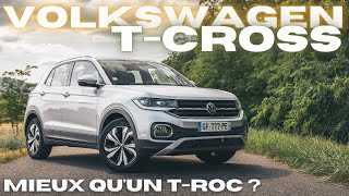 ESSAI Volkswagen TCross 10 TSI  Un BON SUV urbain [upl. by Arahsak]