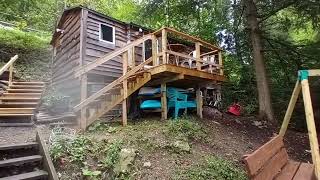 Cabin Rental in Allegheny National Forest Tour Video [upl. by Enaitsirhc]