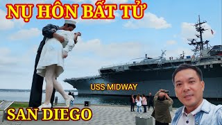 KHÁM PHÁ SAN DIEGO KHÁCH SẠN MA ÁM CORONADO  quotNỤ HÔN BẤT TỬquot TÀU CHIẾN USS MIDWAY  Nick Nguyen [upl. by Nyliuqcaj]