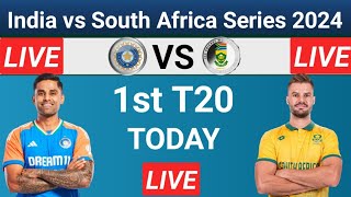 India vs South Africa 1st T20 live match 2024  Ind vs SA live match  live today match 2024  Ind v [upl. by Kristofor347]