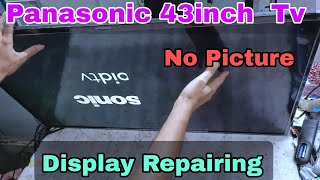 Panasonic 43inch LED TV No Picture Fix  Easy Solutions to Revive Your TV [upl. by Elleuqram]