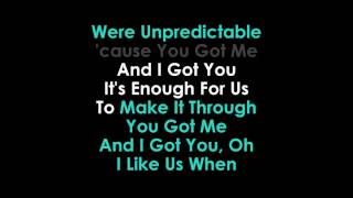 Unpredictable Karaoke Olly Murs amp Louisa Johnson [upl. by Yruama658]