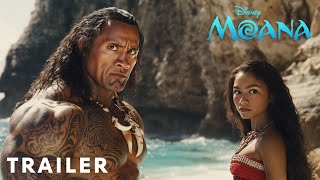 MOANA Live Action  Concept Trailer 2024 Zendaya Dwayne Johnson  Disney [upl. by Nylaj]