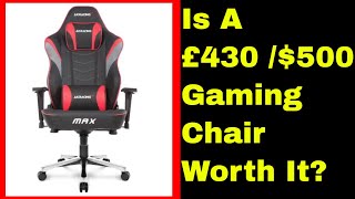 Best Gaming Chair AKRacing Masters Series Max Gaming Chair AKMAXBKUK [upl. by Aitram41]