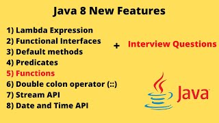 Java 8 New Features  Function [upl. by Arundell268]