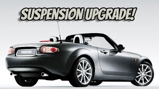 Mazda NC MX5 Eibach suspension install [upl. by Anayik865]