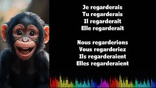 ♫ Japprends le français ♫ Conjugaison I REGARDER I Conditionnel Présent [upl. by Bass]