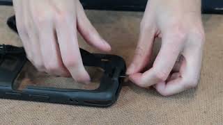 MOBILIS  Hand strap installation tutorial [upl. by Knowling459]