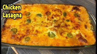 How To Make Chicken Lasagna Chicken Lasagna Recipe By Yasmin’s Cooking [upl. by Ayel]