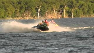 Near death jet ski tube crash [upl. by Assilem]