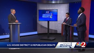 Republican primary debate for Floridas 10th congressional district Le Montague [upl. by Ahsienet]