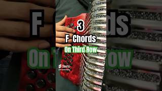 Diatonic Accordion  F Chord on Accordion accordion acordeón garmon diatonicaccordion tutorial [upl. by Dreher]