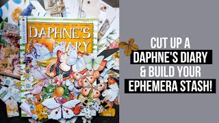 cut up a Daphnes Diary amp build your ephemera stash [upl. by Ardnued]