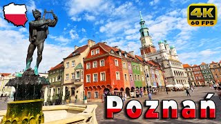 Poznań Poland  Walking Tour in 4K  60fps [upl. by Chappell]