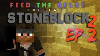 To Other Dimensions  StoneBlock 2  Ep2 [upl. by Zacharia410]