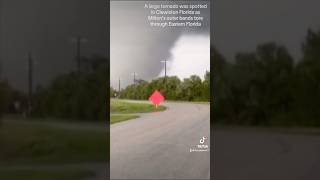 Large destructive EF3 tornado SHREDS through Clewiston Florida from Milton tornado destruction [upl. by Nyloj]