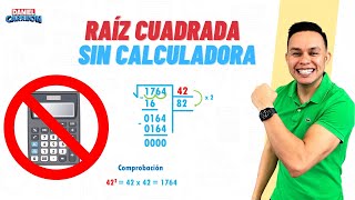 CÓMO HACER UNA RAIZ CUADRADA SIN CALCULADORA Super facil  Para principiantes [upl. by Naugal]