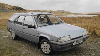 Citroen BX 19RD diesel estate on amp off road test [upl. by Emad]