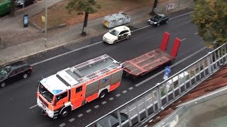 RW 3 mit Tieflader TD 1 Berliner Feuerwehr [upl. by Alhak]