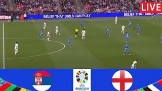 Serbia vs England 01  2024 Uefa Euro  Match Highlights [upl. by Kellie]