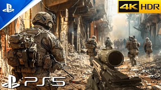 BEHIND RUSSIAN LINES PS5 Immersive ULTRA Graphics Gameplay 4K60FPS Call of Duty [upl. by Anaujd360]