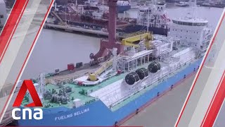 Singapores first LNG bunkering vessel to be ready by end2020 [upl. by Francisco961]