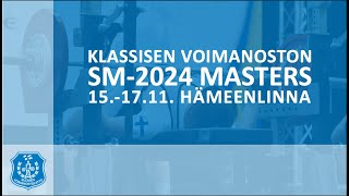 Masters klassisen voimanoston SMkilpailut 2024  N50 63–84 kg [upl. by Nelram]