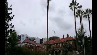 Agusta Westland 139 ambulance helicopter departing the Royal North Shore Hospital Sydney Australia [upl. by Eceirahs]