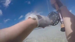 DIY bonefishing in Long Island The Bahamas  2016 [upl. by Ayatnohs]