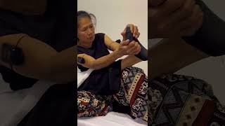 ASMR Thai Traditional Massage with Foot reflexology shorts [upl. by Eyot]