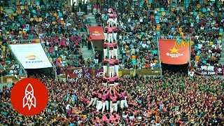 Behold the Human Towers of Catalonia [upl. by Romanas]