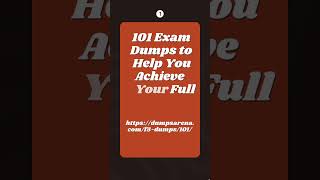 Upgrade Your Exam Prep Strategy with Dumpsarena 101 Exam Dumps 1 [upl. by Elimay179]