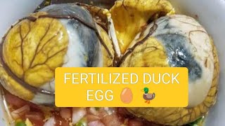 LETS CRACK AND PEEL FERTILIZED DUCK EGG 🥚EXOTIC BALUT CRACKING PEELING ASMR [upl. by Suiravat]