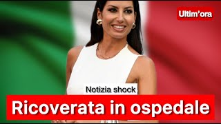 Elisabetta Gregoraci ricoverata in ospedale [upl. by Hgielyak]