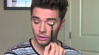 Easy Neutral Mens Eye Makeup [upl. by Cuhp581]