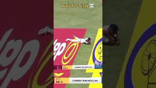 Wait for Siraj ☠️ Mohammad siraj catch newcricketshorts [upl. by Rigby]