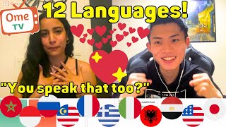 Japanese Polyglot Met His Language SOULMATE  Omegle [upl. by Llehsyt899]