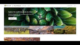Bing Wallpaper Full Setup For Windo11  Bing Wallpaper  Khan Sunny [upl. by Loggia]