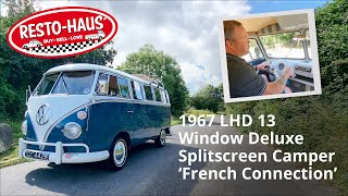 1967 LHD 13 Window Splitscreen Camper French Connection [upl. by Fong]