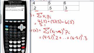 Standard Deviation of a probability distribution [upl. by Lletnom]