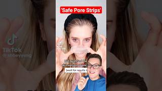 SAFE PORE STRIP REMOVAL  Do These Actually Work shorts [upl. by Danella]